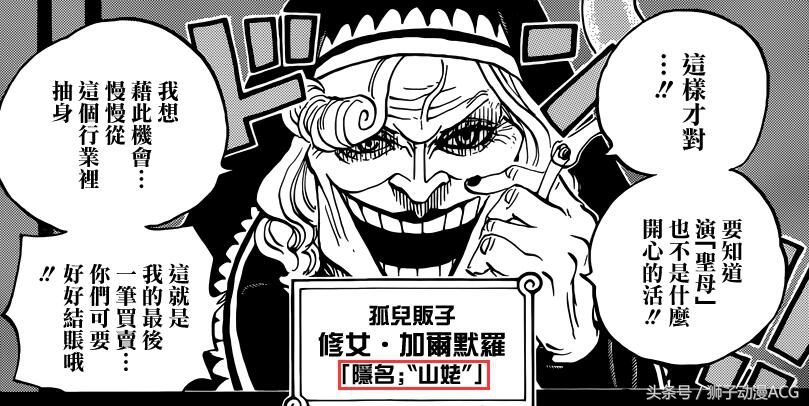 海贼王大妈和修女分析,海贼王修女最新消息