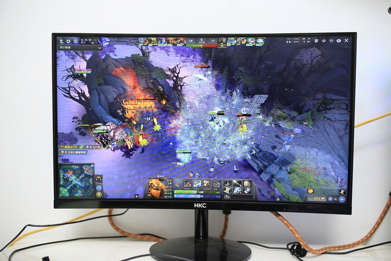 32寸hkc曲面显示器测评,hkc27寸显示器c270曲面