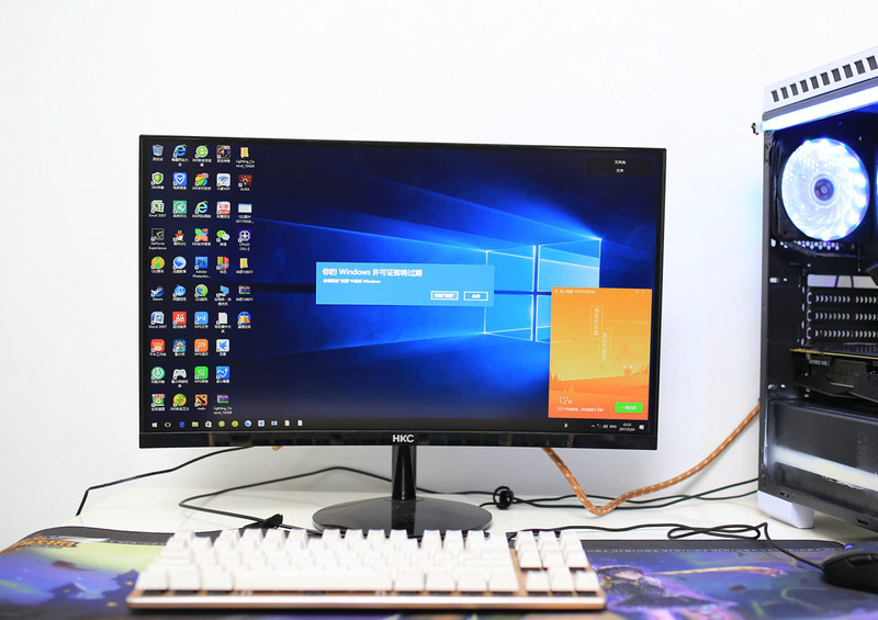 32寸hkc曲面显示器测评,hkc27寸显示器c270曲面