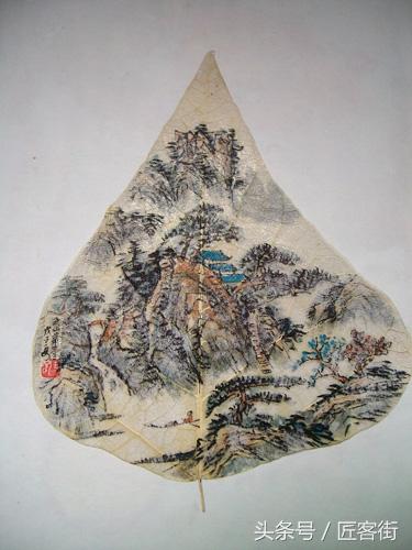 叶中有画画中有叶沉寂了千年的叶脉画岂止是鬼斧神工