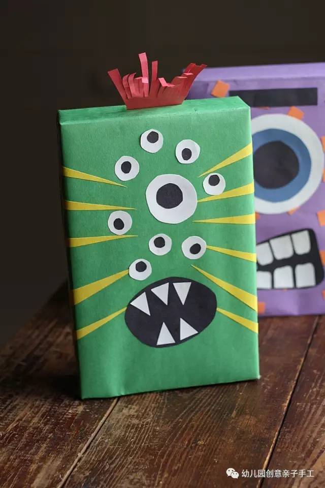 盒子废物利用幼儿园做手工,废物盒子手工制作大全幼儿园