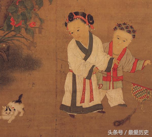 宋朝小朋友,宋代小孩玩游戏