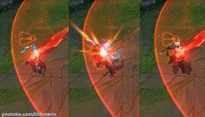 LOL锐雯三大皮肤评测，天使之刃QA竟是最强