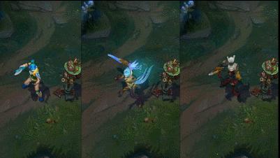 LOL锐雯三大皮肤评测，天使之刃QA竟是最强