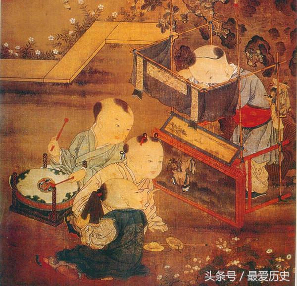 宋朝小朋友,宋代小孩玩游戏