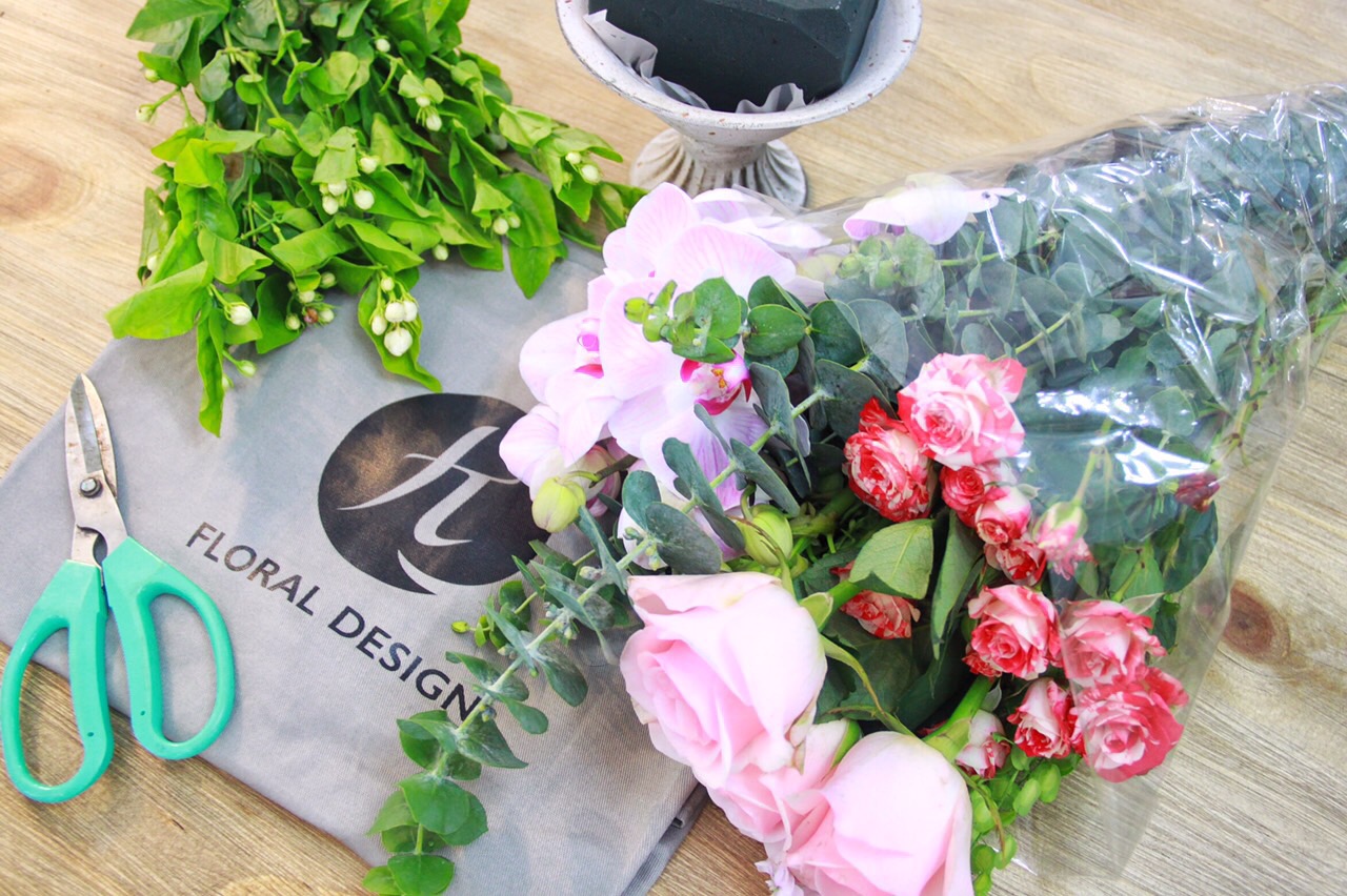 新手花店插花入门教程,插花教程小白入门花店学习