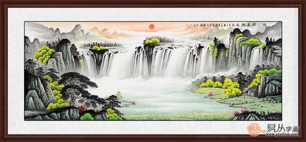 办公室装饰画尺寸怎么选?这个方法简单易学恰到好处