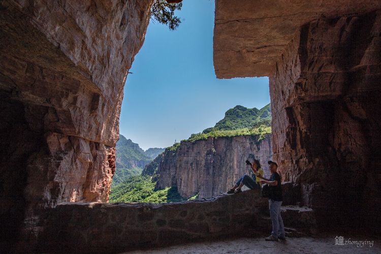 郭亮挂壁公路步行观景,郭亮挂壁公路世界奇迹