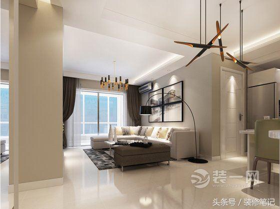 大连华润24城110平装修效果图,大连华润纯海岸装修风格