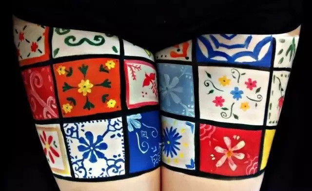 超赞！巴西少女用身体记录自然与艺术！