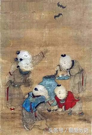 宋朝小朋友,宋代小孩玩游戏