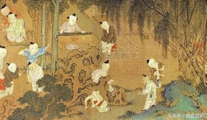 宋朝小朋友,宋代小孩玩游戏