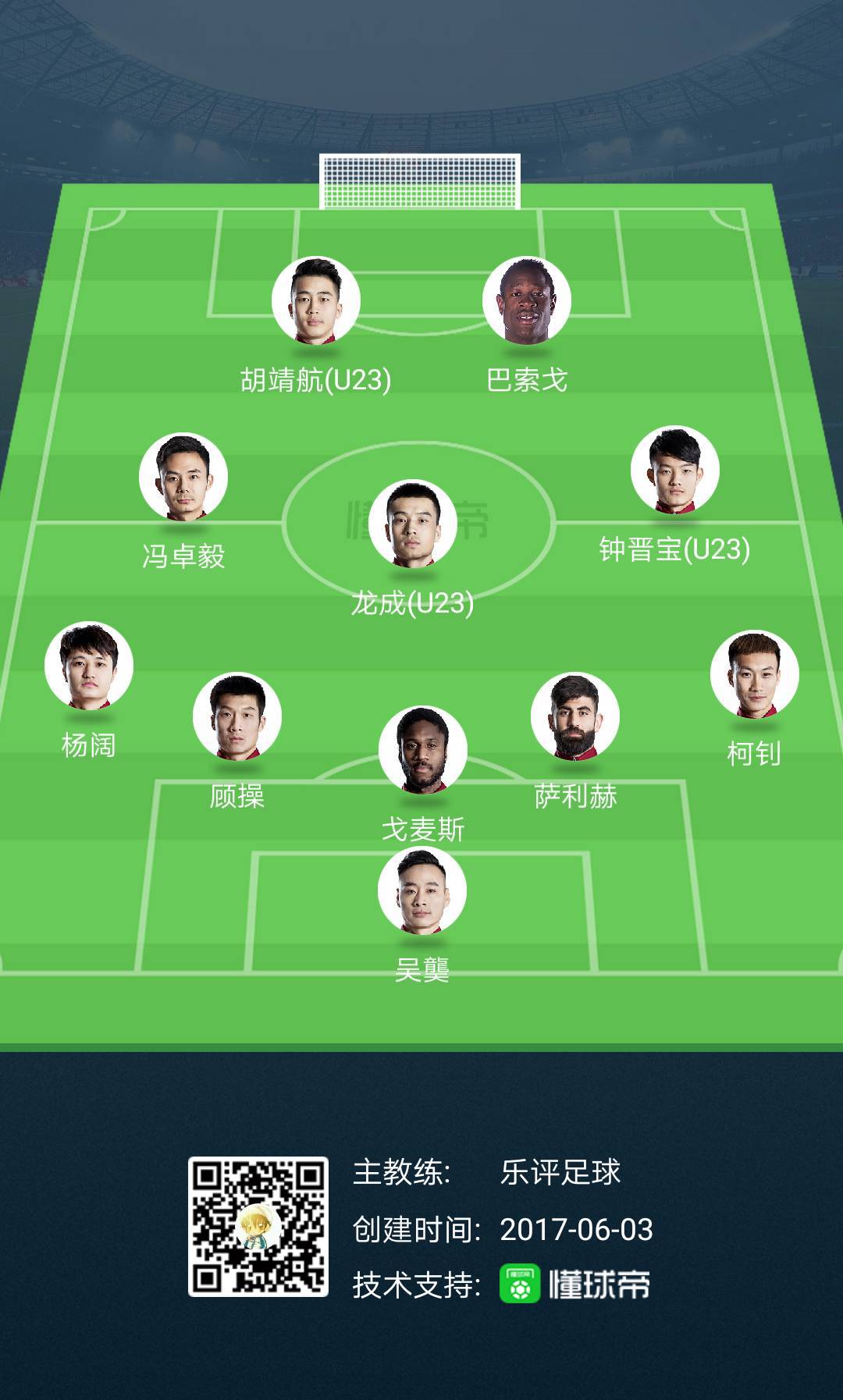 中超战术板,中超各队战术