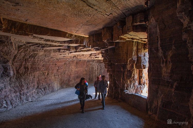 郭亮挂壁公路步行观景,郭亮挂壁公路世界奇迹