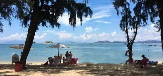 拒绝下饺子,出门就是海,双月湾爱琴海酒店