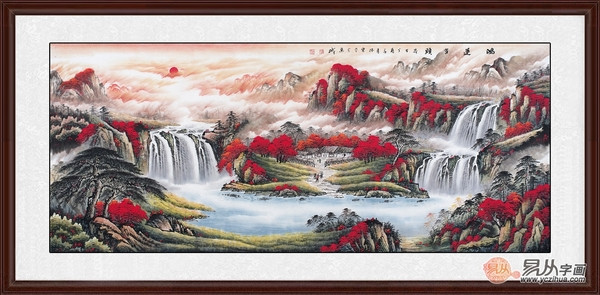 办公室装饰画尺寸怎么选?这个方法简单易学恰到好处