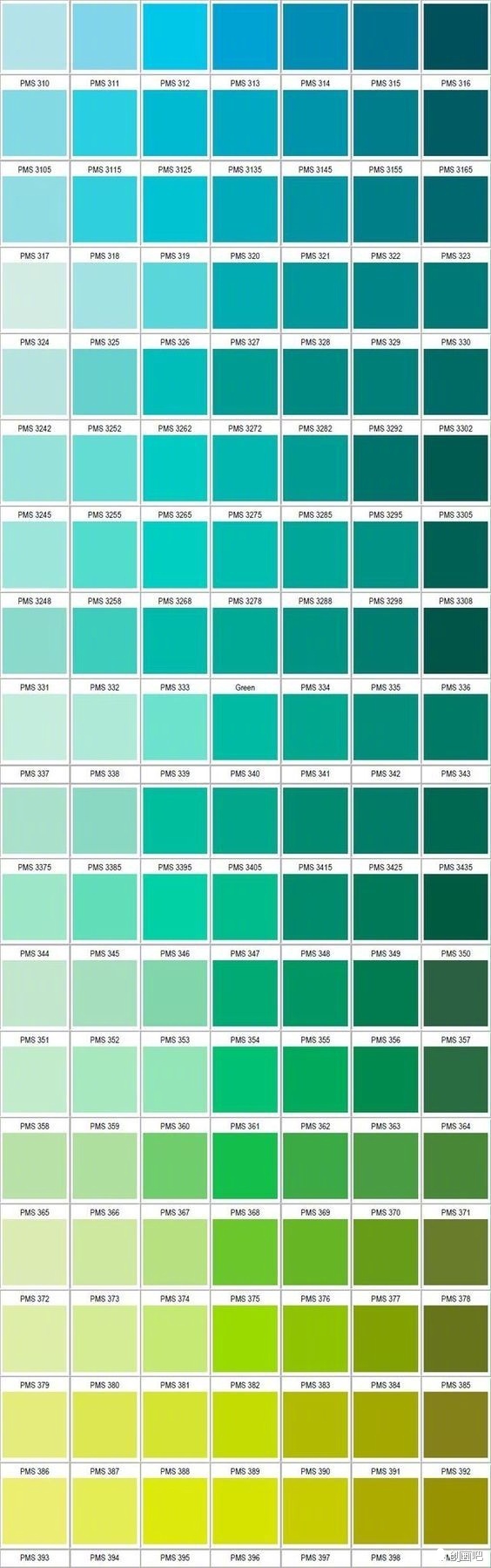 潘通色卡配色电子版,旋转潘通色卡