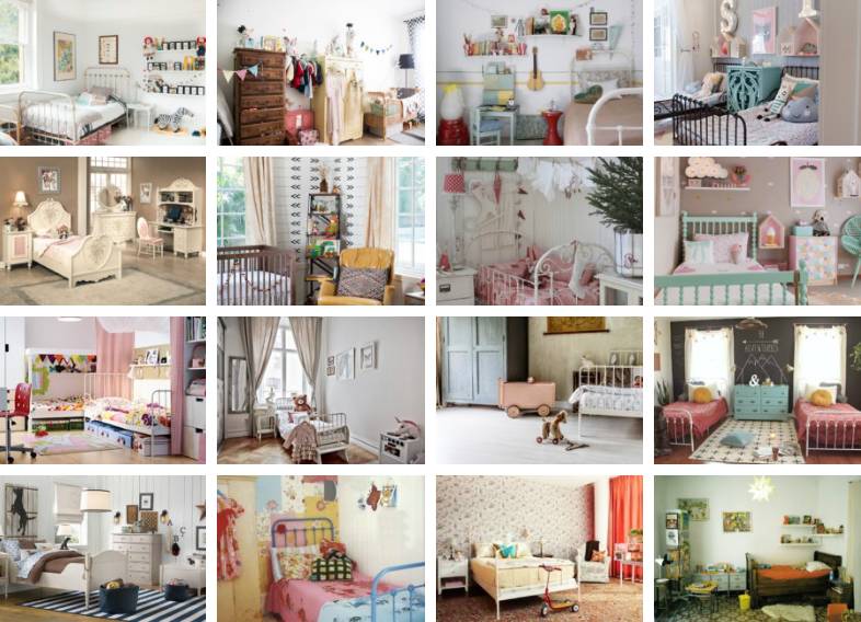 儿童房20个案例,复古儿童房双人