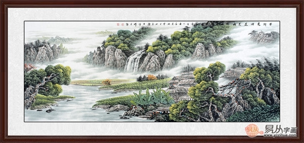 办公室装饰画尺寸怎么选?这个方法简单易学恰到好处