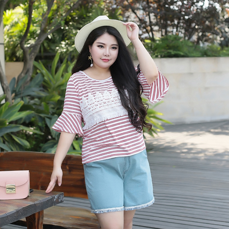 胖女孩子穿的宽松版的t恤,胖女生穿什么宽松t恤好看