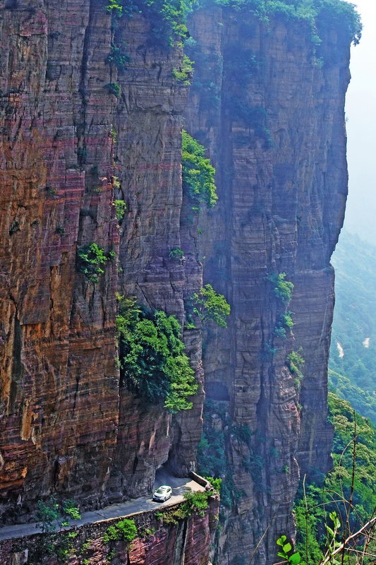 河南郭亮村的挂壁公路,河南挂壁公路郭亮村