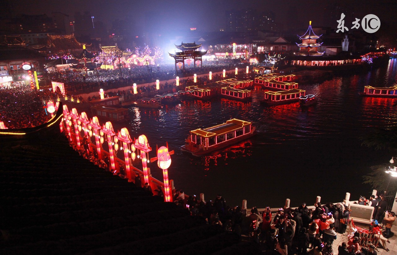 古秦淮夫子庙步行街小吃,南京夫子庙秦淮风光带小吃