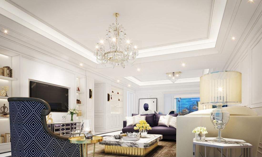 把房子改造成欧式温馨版,客厅布置摆件简单温馨欧式