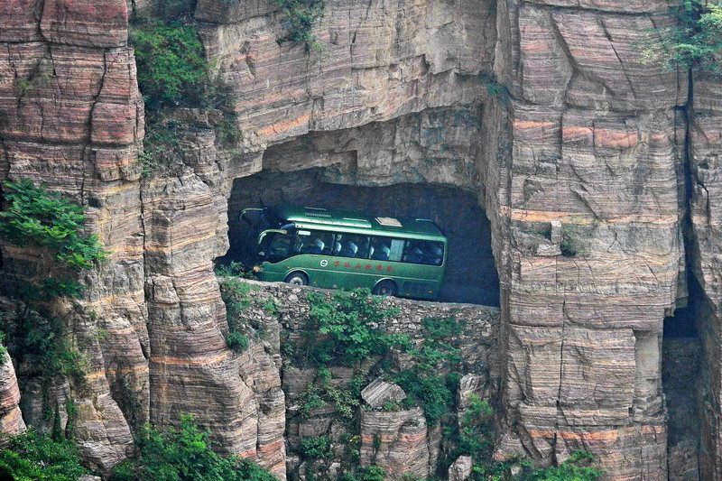 河南郭亮村的挂壁公路,河南挂壁公路郭亮村