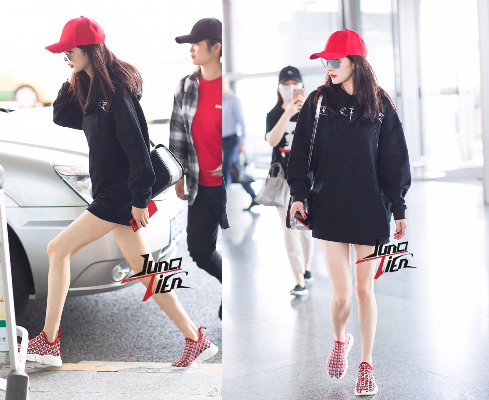 杨幂和娜扎的平底鞋也太美了吧,杨幂宋茜视频完整版