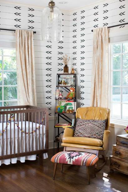 儿童房20个案例,复古儿童房双人