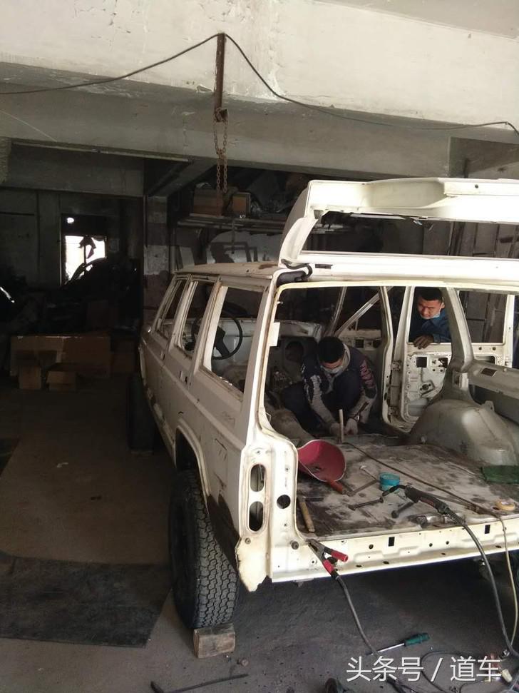 十几年的大切诺基老车整备,老款大切诺基全新车