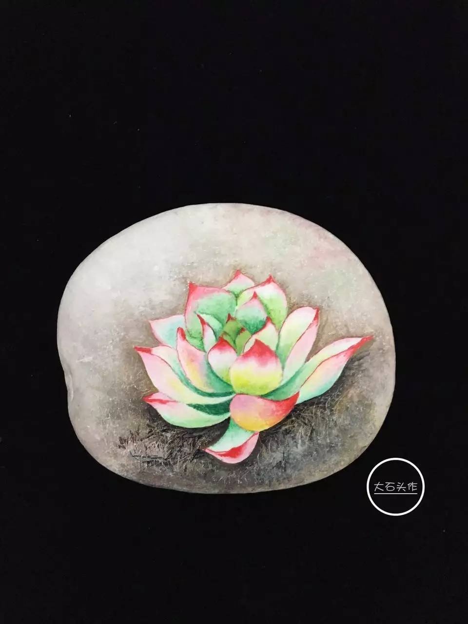 零基础学手绘石头画,手绘之家图片