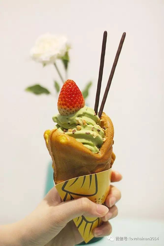 北海道抹茶甜筒,抹茶冰淇淋松饼好吃到哭泣