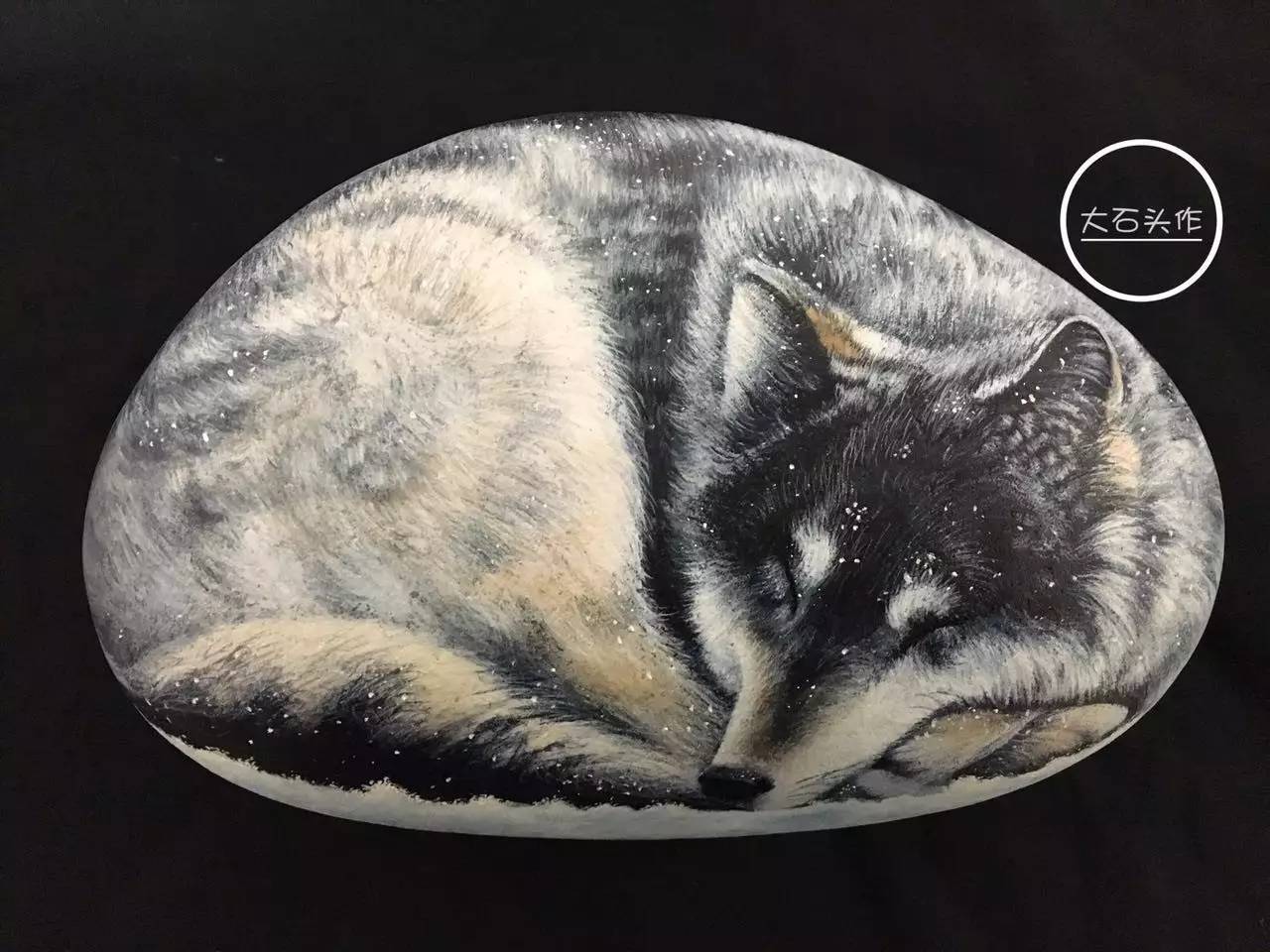 零基础学手绘石头画,手绘之家图片