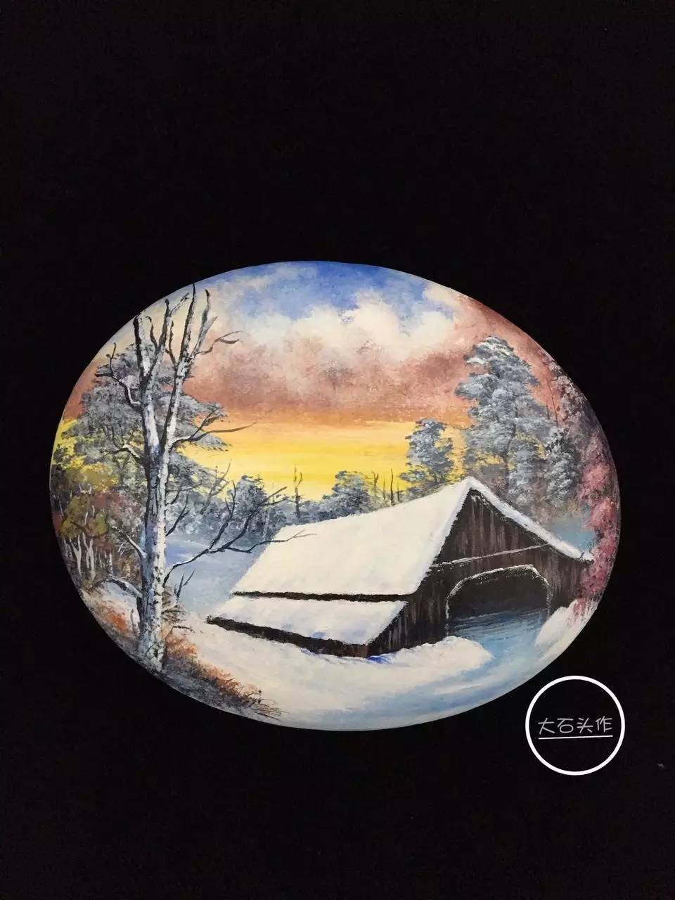 零基础学手绘石头画,手绘之家图片