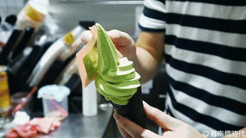 北海道抹茶甜筒,抹茶冰淇淋松饼好吃到哭泣