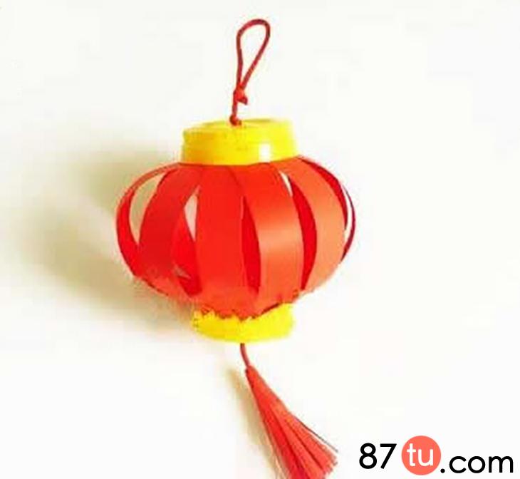 透明一次性杯子做灯笼制作方法,一次性杯子元宵灯笼自制