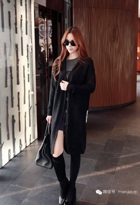 冬日超厚毛衣外套温柔慵懒小众 (茧型毛衣外套搭配慵懒风)