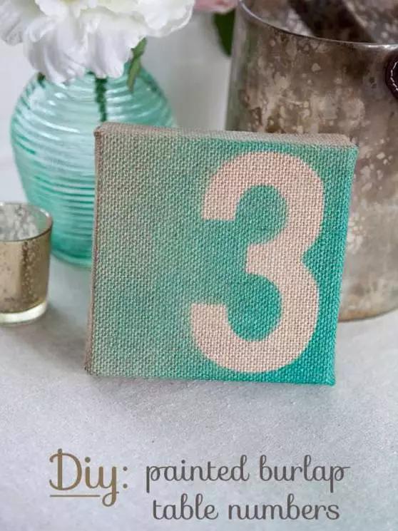 婚礼创意桌牌制作图片,diy手工制作婚礼布置