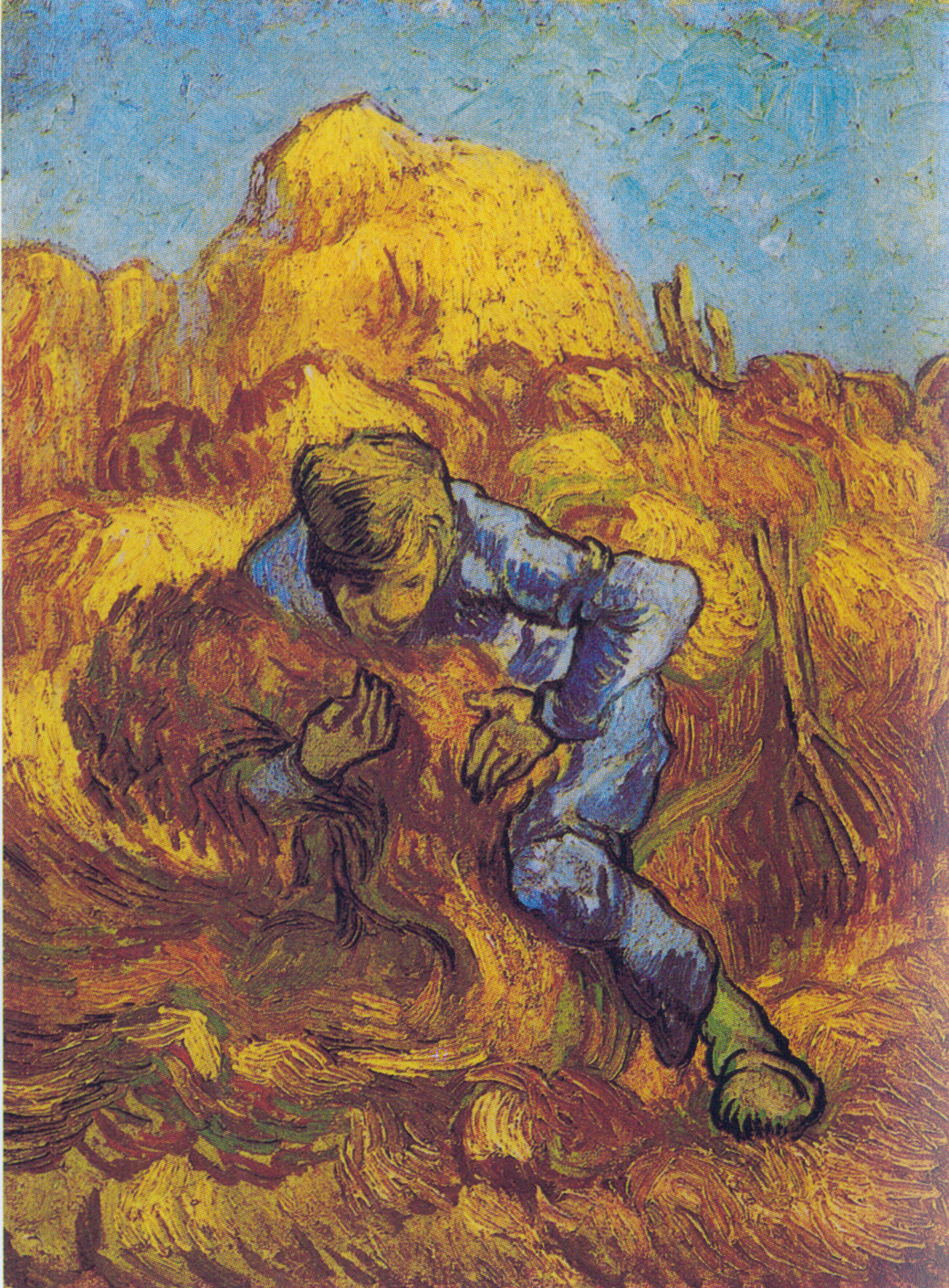 梵高圣玛丽海景,梵高圣玛丽海景画中人