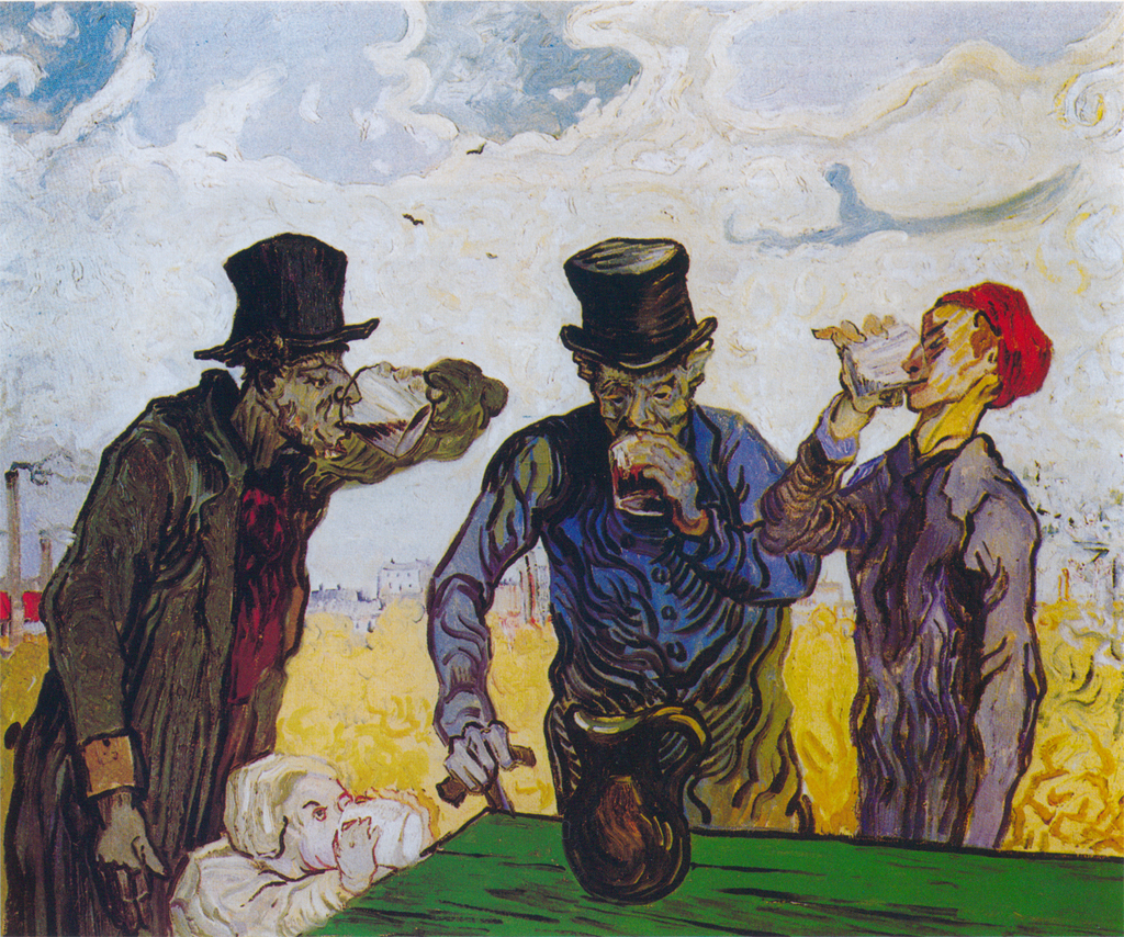 梵高圣玛丽海景,梵高圣玛丽海景画中人