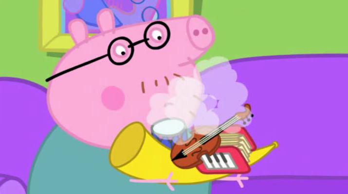 动画片粉红猪英文版,粉红猪动画片英文