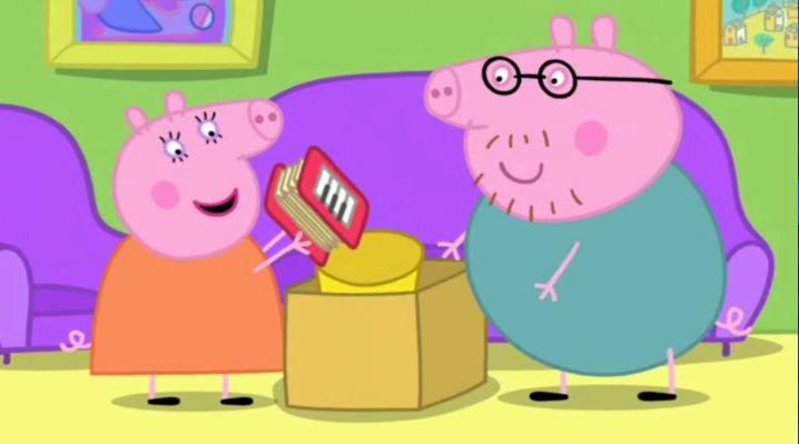 动画片粉红猪英文版,粉红猪动画片英文