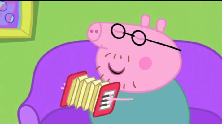 动画片粉红猪英文版,粉红猪动画片英文