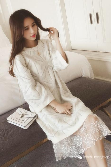 今年最爆款毛衣裙慵懒风 (真的是美得惊艳而且修身的毛衣裙)