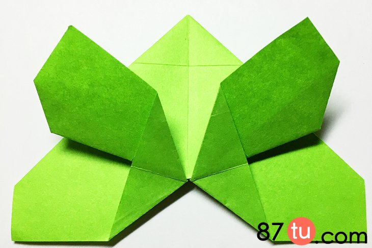 折纸教程儿童书签,怎样用卡纸做蝴蝶结书签