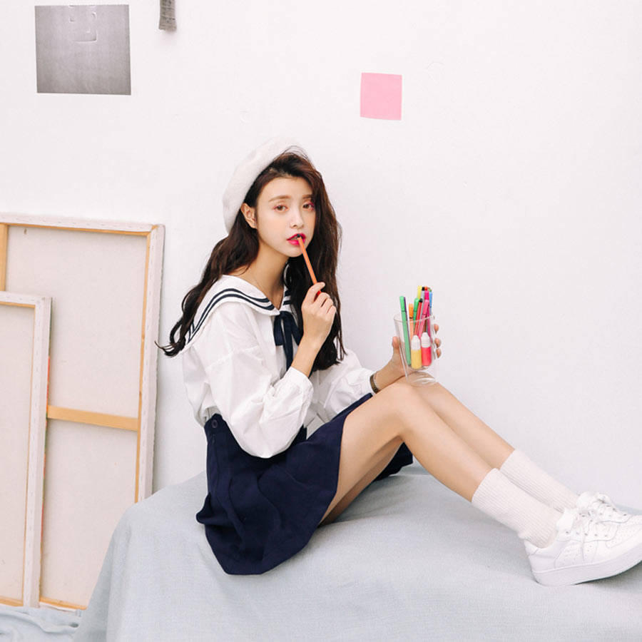 甜美风校园风,甜美日系慵懒风