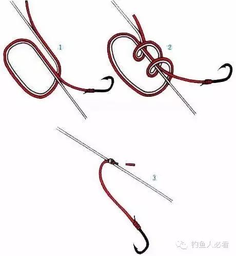 钓鱼串钩绑线技巧图解视频教程,鲫鱼串钩的绑法图解视频