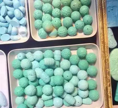 如何鉴别绿松造假,市面上假绿松
