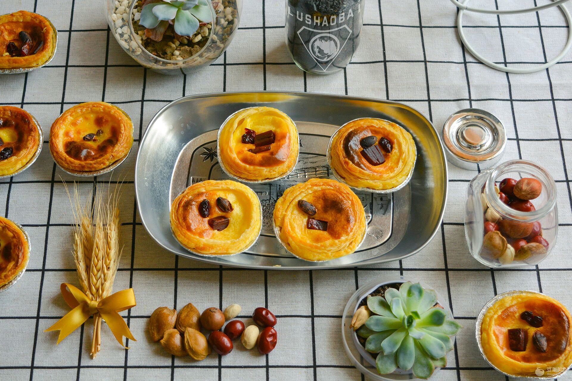 蔓越莓甜品冻糕,蔓越莓蛋挞蛋糕